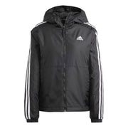 adidas 3 Stripe Essential Water Resistant Wind Resistant Long Sleeve Puffer Jacket – zdjęcie 1