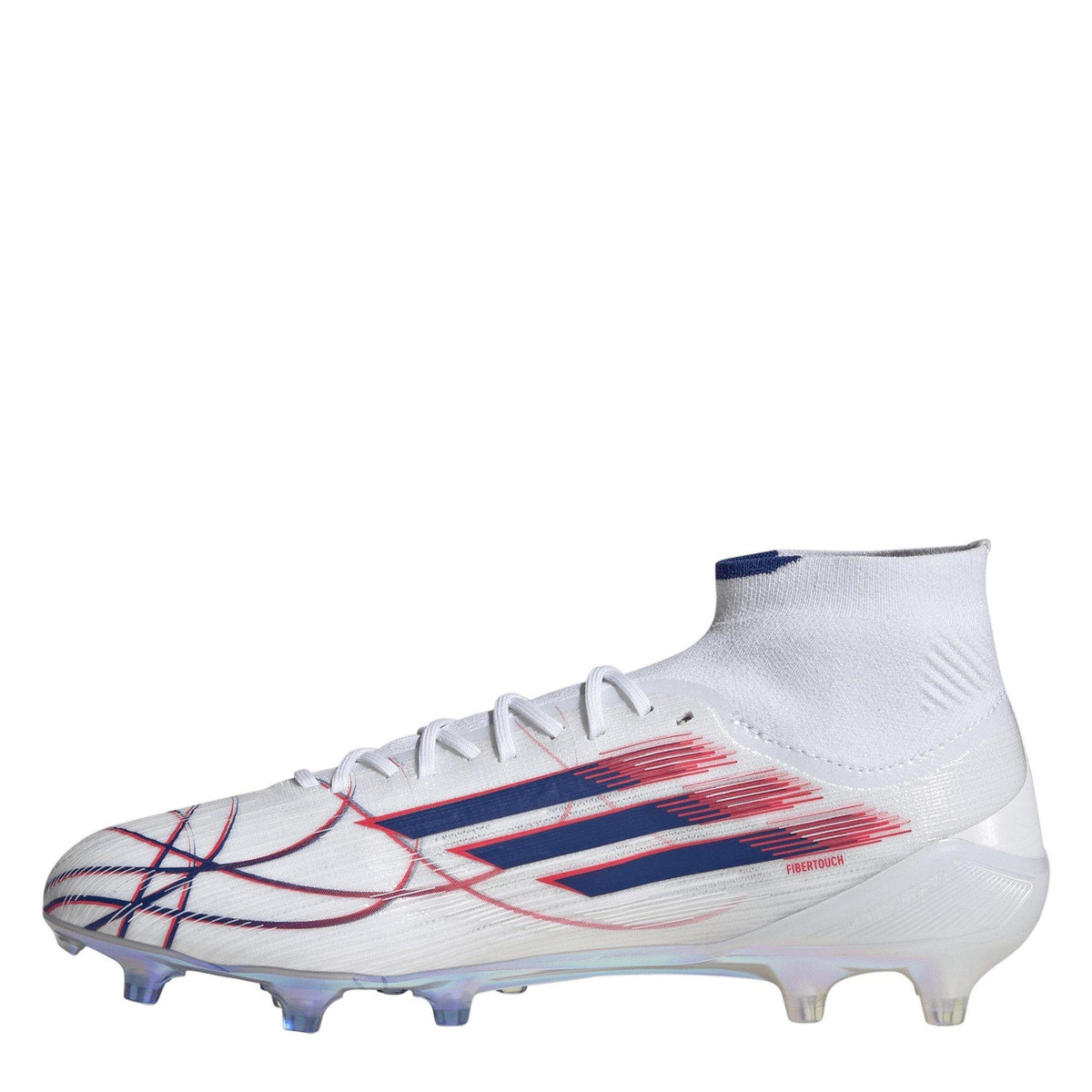 adidas adidas F50 Sparkfusion Elite Firm Ground Football Boots – buty piłkarskie damskie, kolor biały, niebieski – zdjęcie 2
