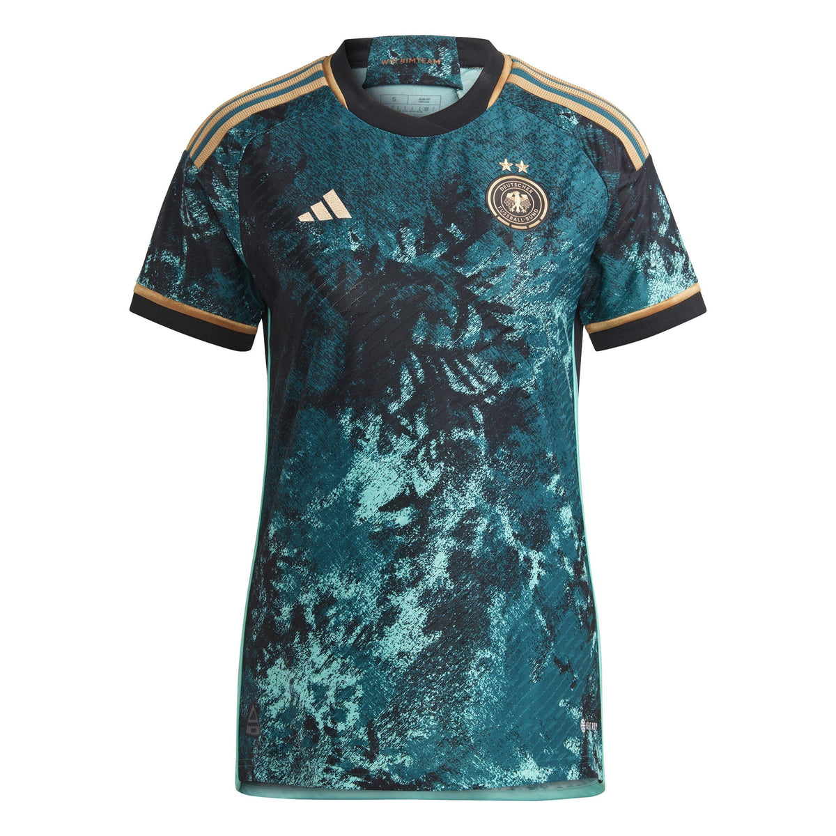 adidas adidas Germany Authentic Away Shirt 2023 – t-shirt damski, kolor niebieski