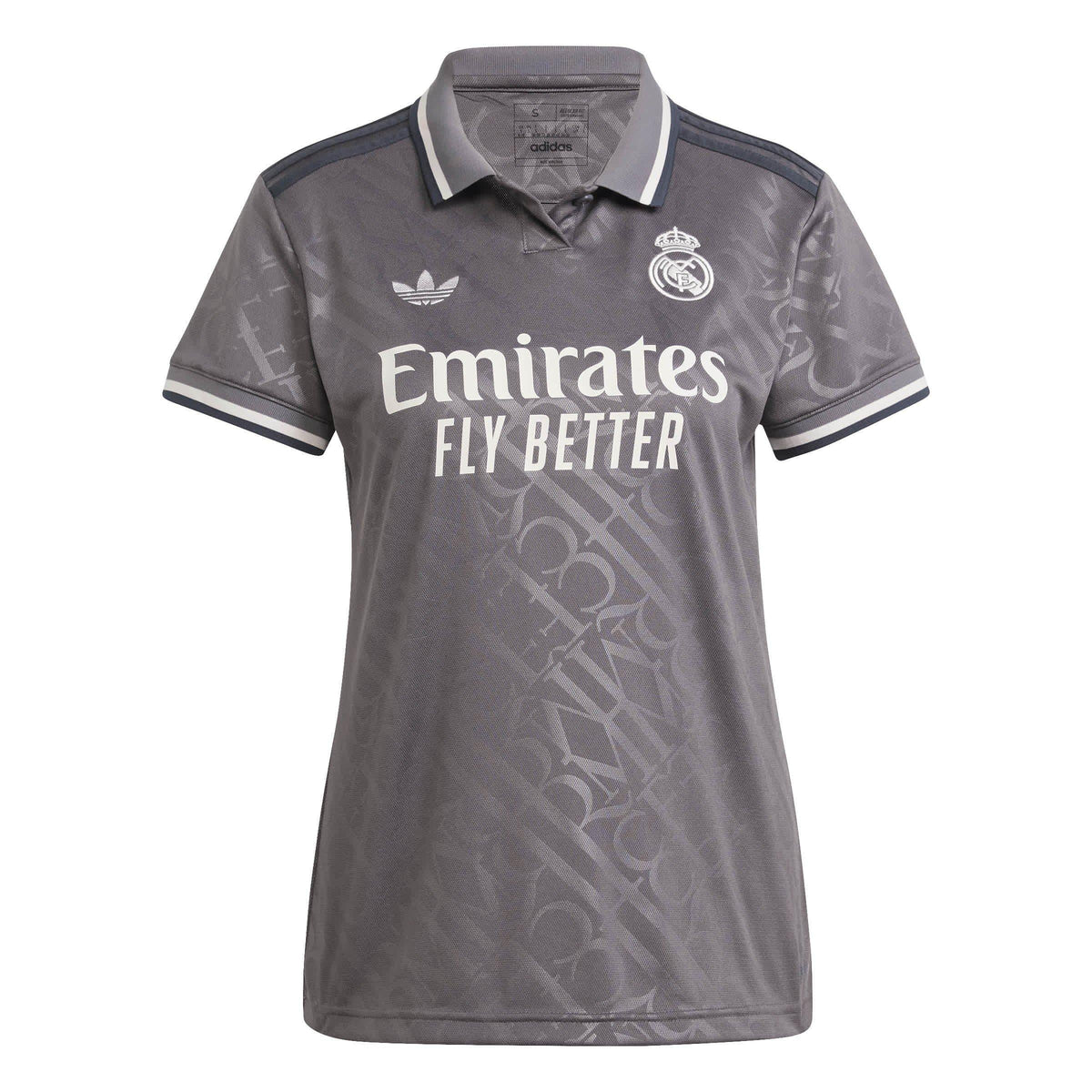 adidas adidas Real Madrid Third Shirt 24/25 – t-shirt damski, kolor szary