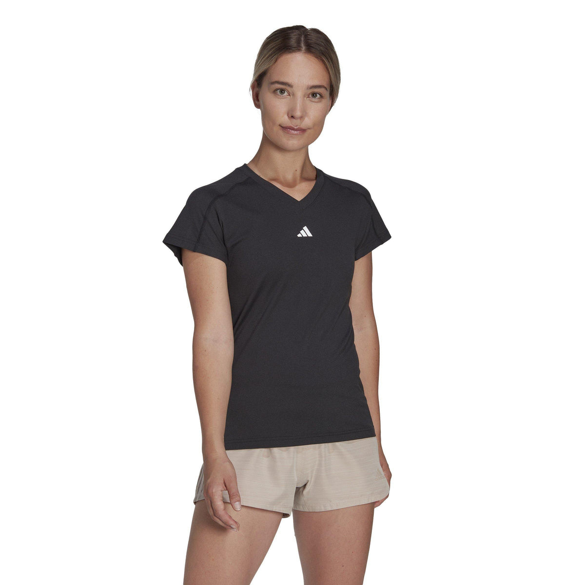 adidas AEROREADY Train Essentials T-Shirt – t-shirt damski, kolor czarny – zdjęcie 2