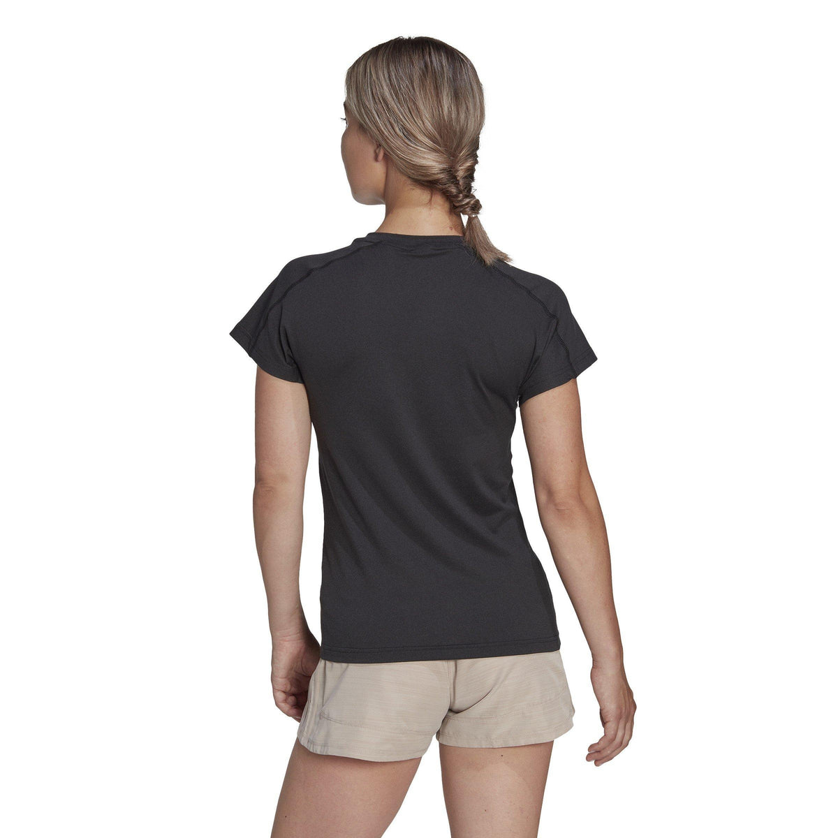 adidas AEROREADY Train Essentials T-Shirt – t-shirt damski, kolor czarny – zdjęcie 3