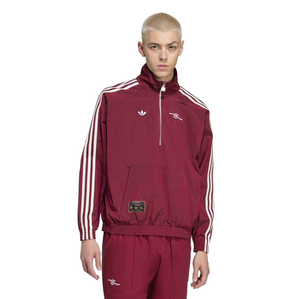 adidas Arsenal Icons Half Zip Tracksuit Top – zdjęcie 2
