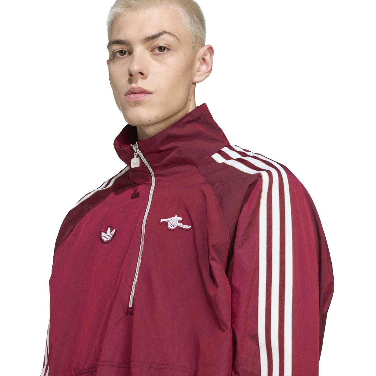 adidas Arsenal Icons Half Zip Tracksuit Top – zdjęcie 5