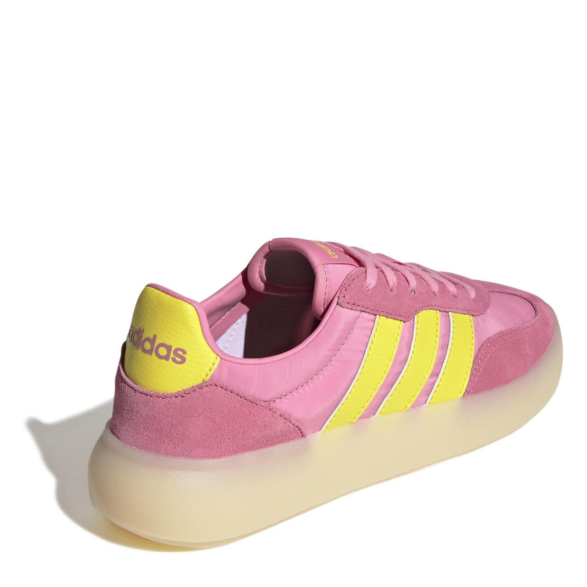 adidas Barreda Decode Shoes – sneakersy damskie, kolor różowy, żółty – zdjęcie 4