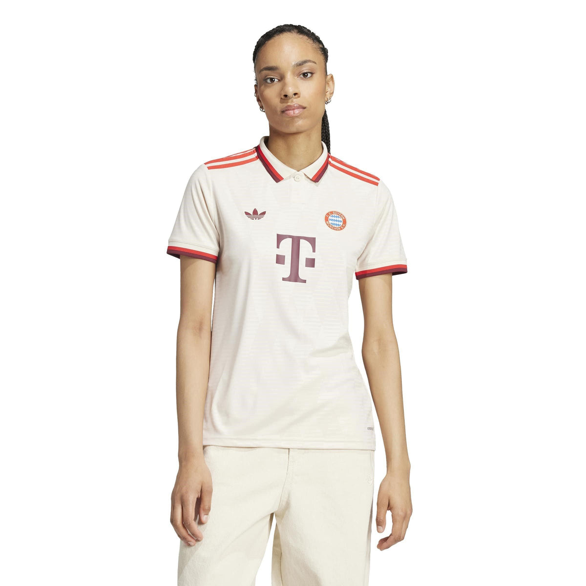 adidas Bayern Munich Third Shirt 2024 2025 – t-shirt damski – zdjęcie 3