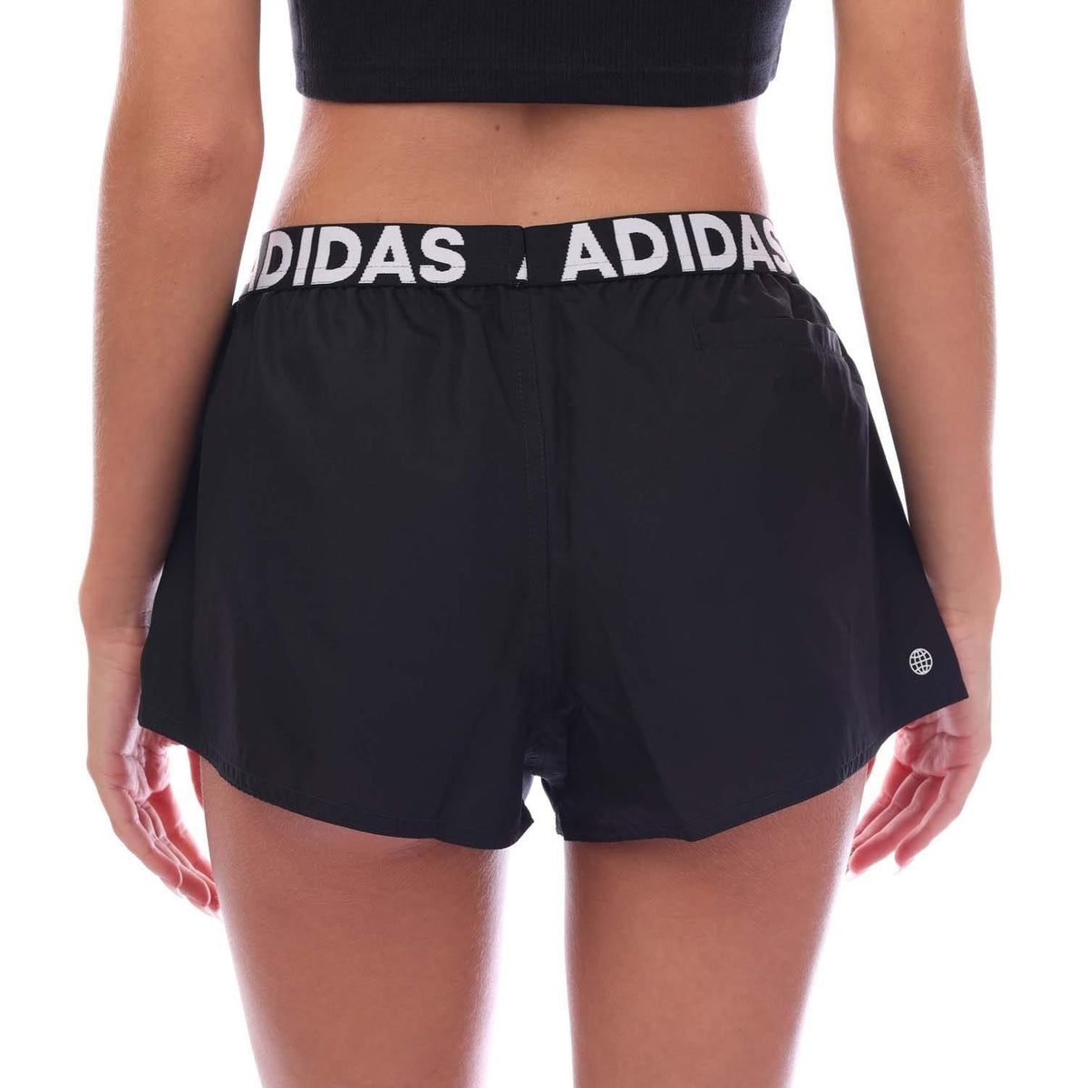 adidas Beach Shorts – szorty damskie, kolor czarny – zdjęcie 3