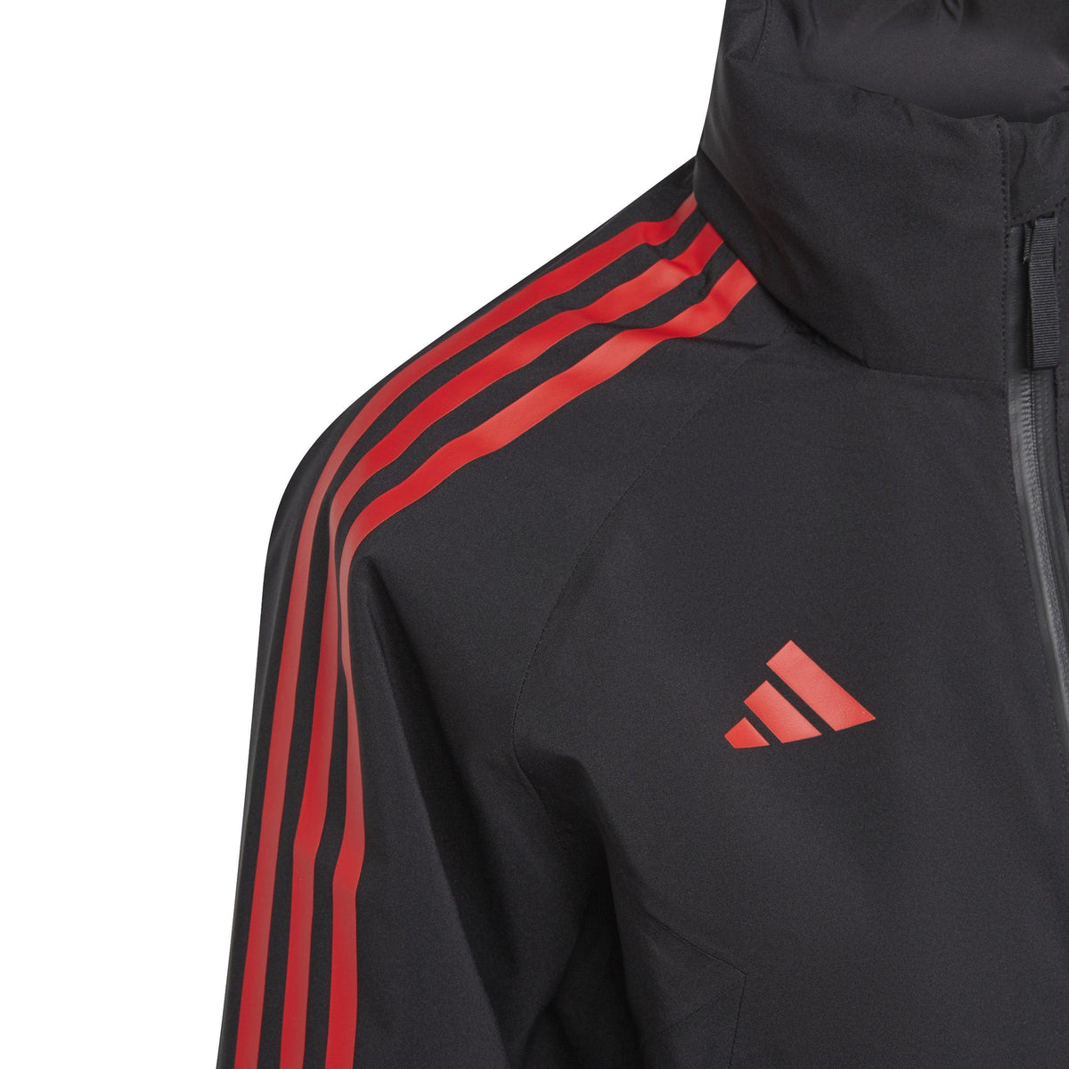 adidas Belgium Licensed Rain Anorak – kurtka damska, kolor czarny – zdjęcie 4