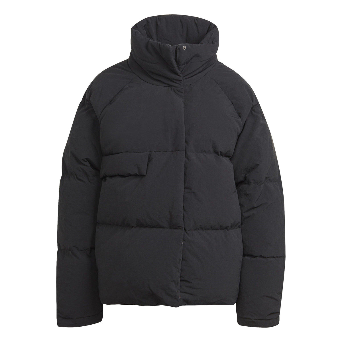 adidas Big Waffle Water-Resistant Funnel Neck Long Sleeve Down Jacket – zdjęcie 1