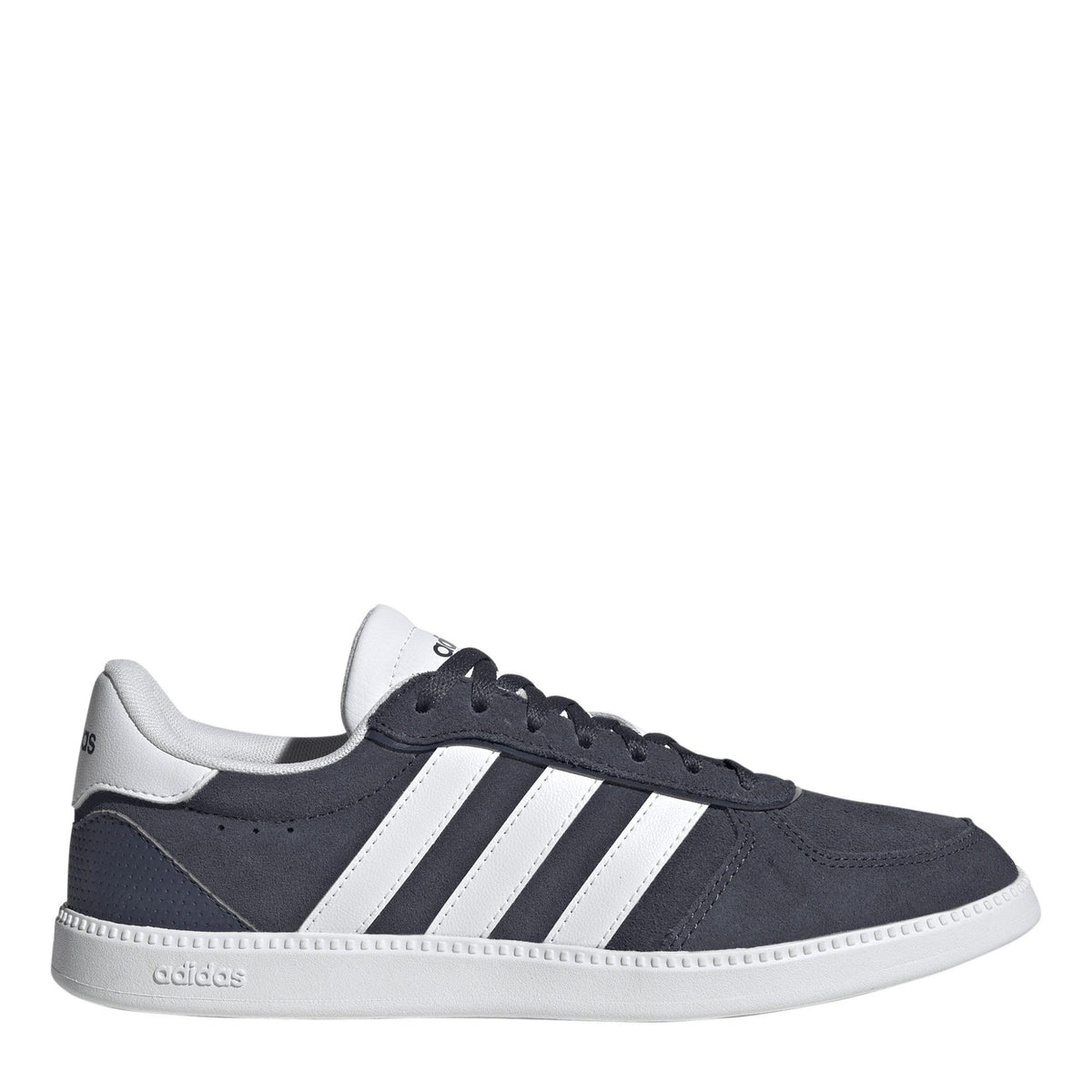 adidas Breaknet Sleek Suede Shoes – sneakersy damskie, kolor niebieski, biały