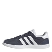 adidas Breaknet Sleek Suede Shoes – sneakersy damskie, kolor niebieski, biały – zdjęcie 2