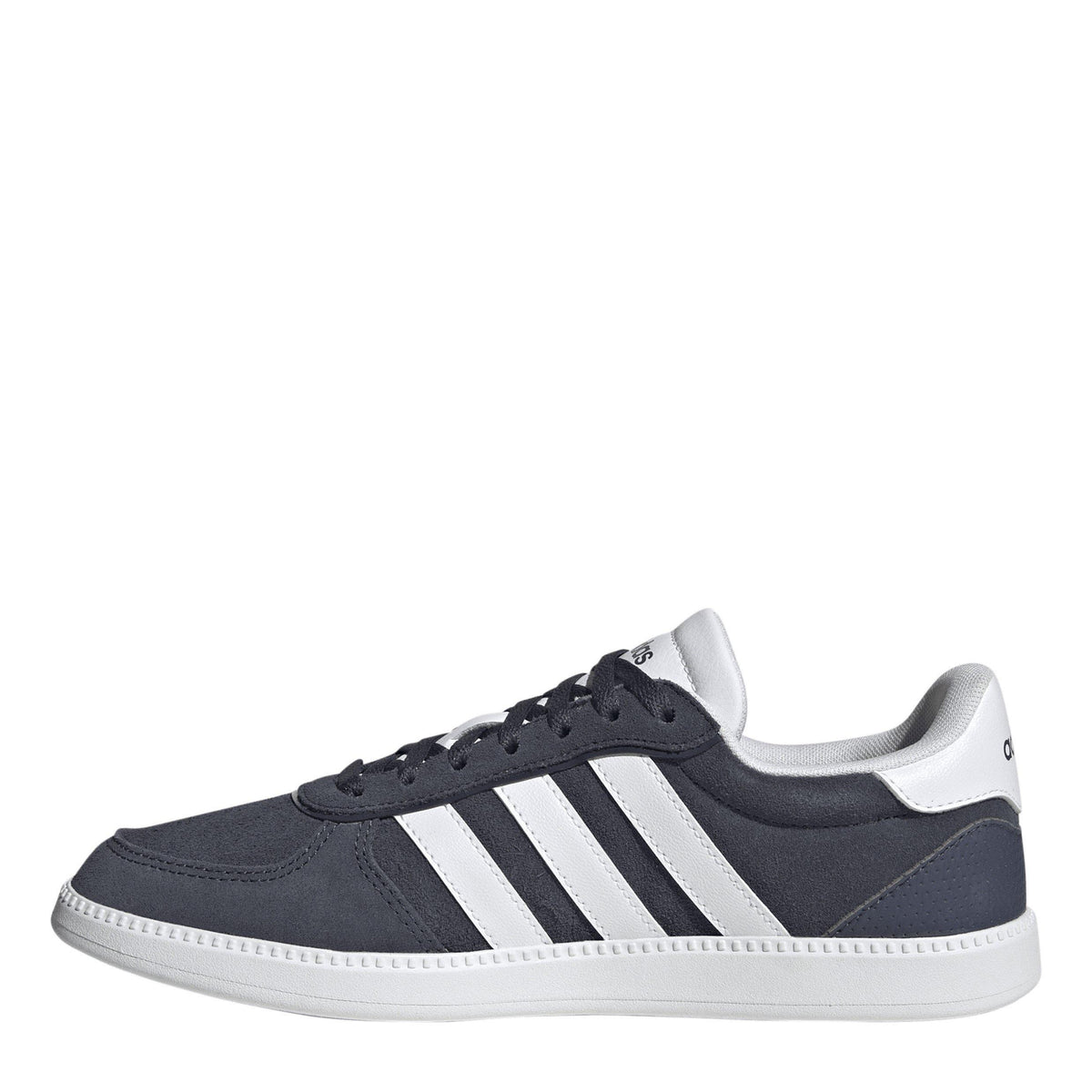 adidas Breaknet Sleek Suede Shoes – sneakersy damskie, kolor niebieski, biały – zdjęcie 2