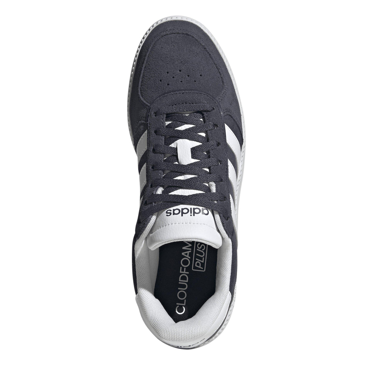 adidas Breaknet Sleek Suede Shoes – sneakersy damskie, kolor niebieski, biały – zdjęcie 5