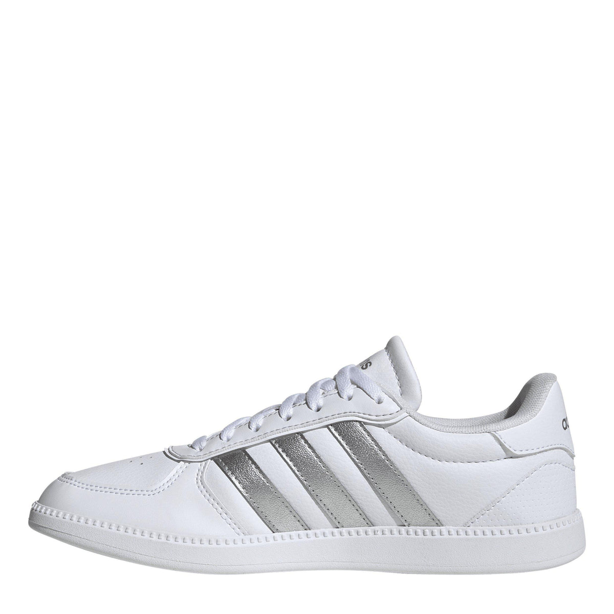 adidas Breaknet Sleek Trainers – sneakersy damskie, kolor biały, srebrny – zdjęcie 2