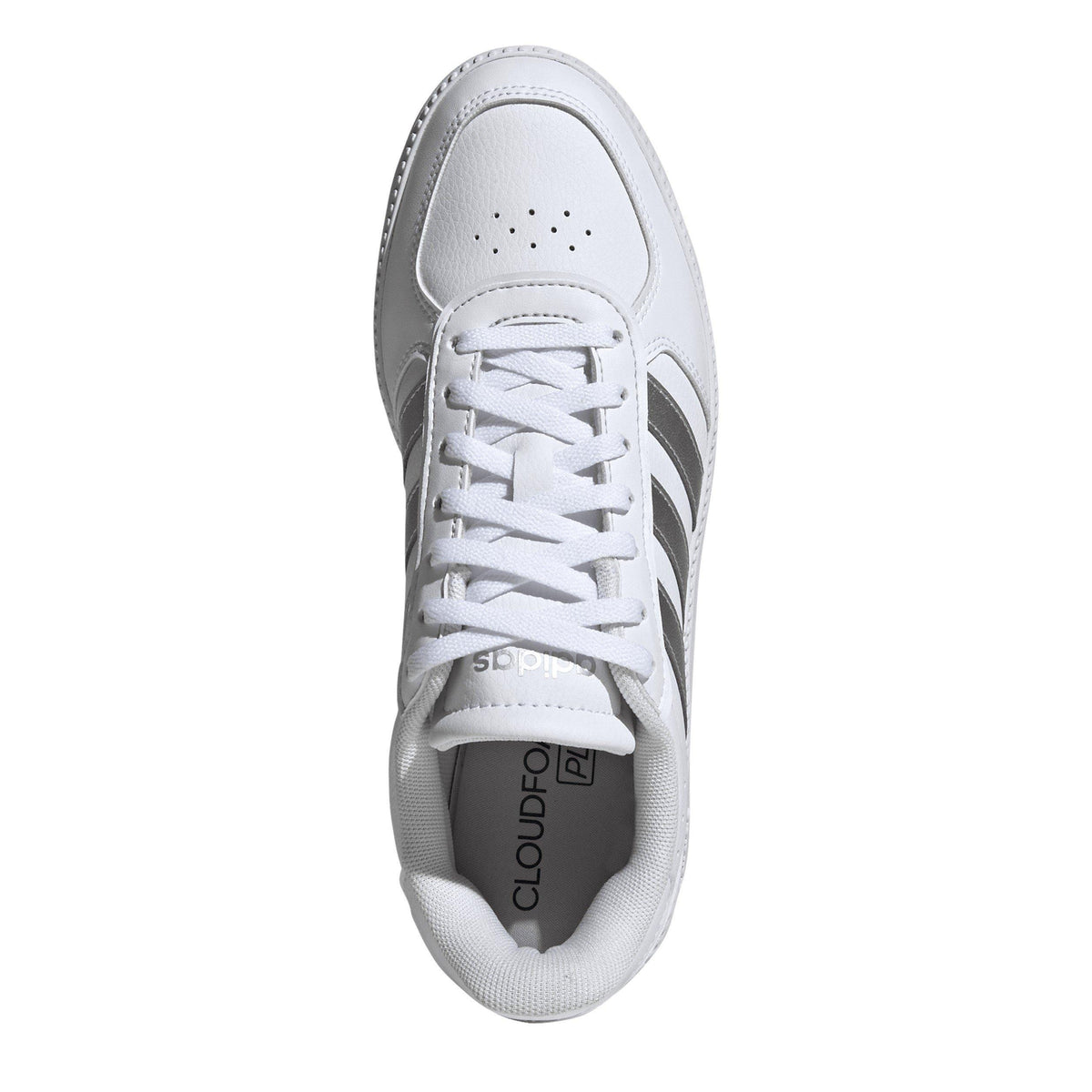 adidas Breaknet Sleek Trainers – sneakersy damskie, kolor biały, srebrny – zdjęcie 5