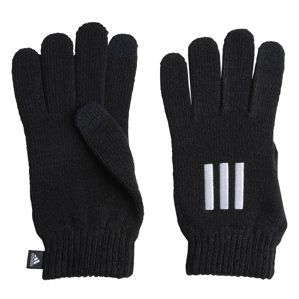 adidas Cond Knitted Gloves – rękawiczki męskie, kolor czarny, biały
