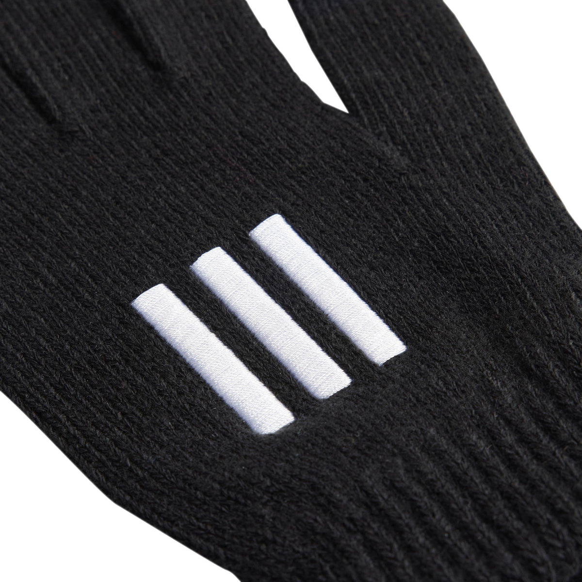 adidas Cond Knitted Gloves – rękawiczki męskie, kolor czarny, biały – zdjęcie 2