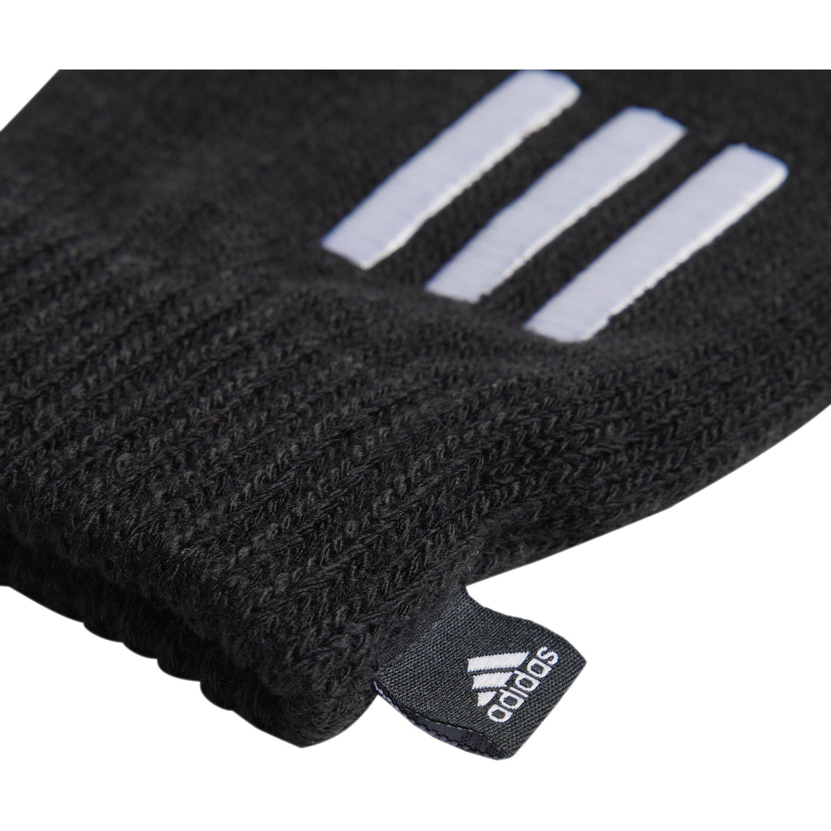 adidas Cond Knitted Gloves – rękawiczki męskie, kolor czarny, biały – zdjęcie 3