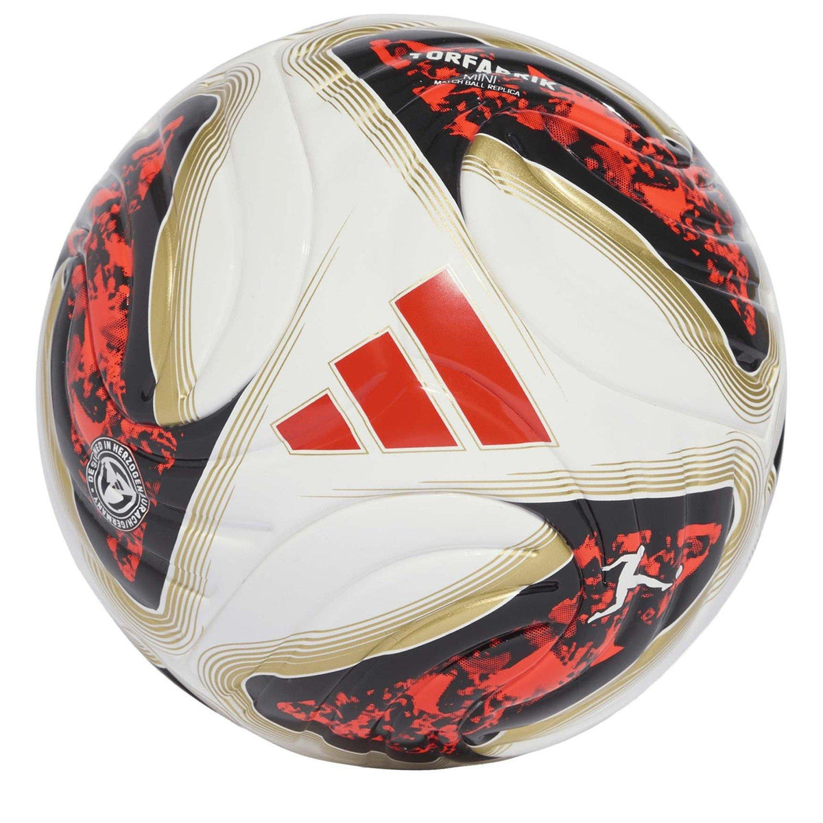 adidas Dfl Mini 63 – piłka sportowa, kolor czerwony