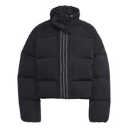 adidas Down Long Sleeve Oversized Fit Short Puffer Jacket – kurtka damska, kolor czarny