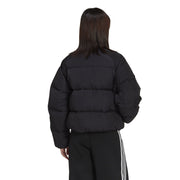 adidas Down Long Sleeve Oversized Fit Short Puffer Jacket – kurtka damska, kolor czarny – zdjęcie 3