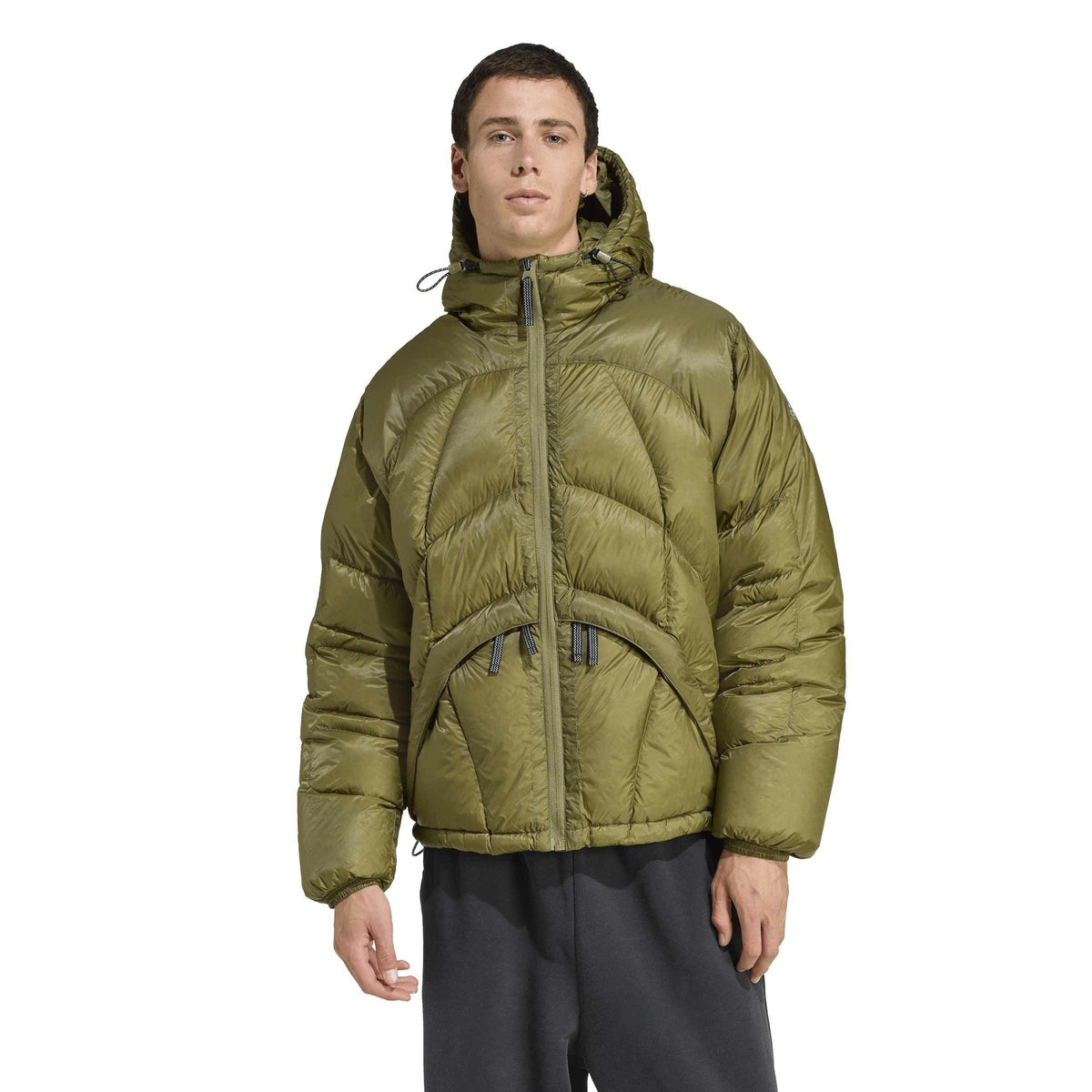 adidas EQT Full-Zip Hooded Short Puffer Jacket – zdjęcie 2
