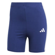 adidas Essentials 3 Stripe Biker Shorts – szorty damskie, kolor niebieski