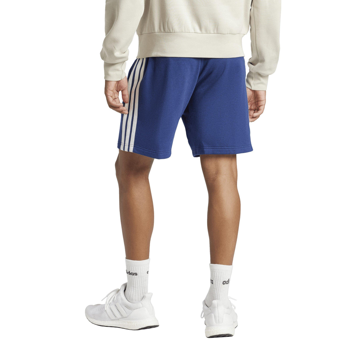 adidas Essentials 3 Stripe Fleece Shorts – zdjęcie 3