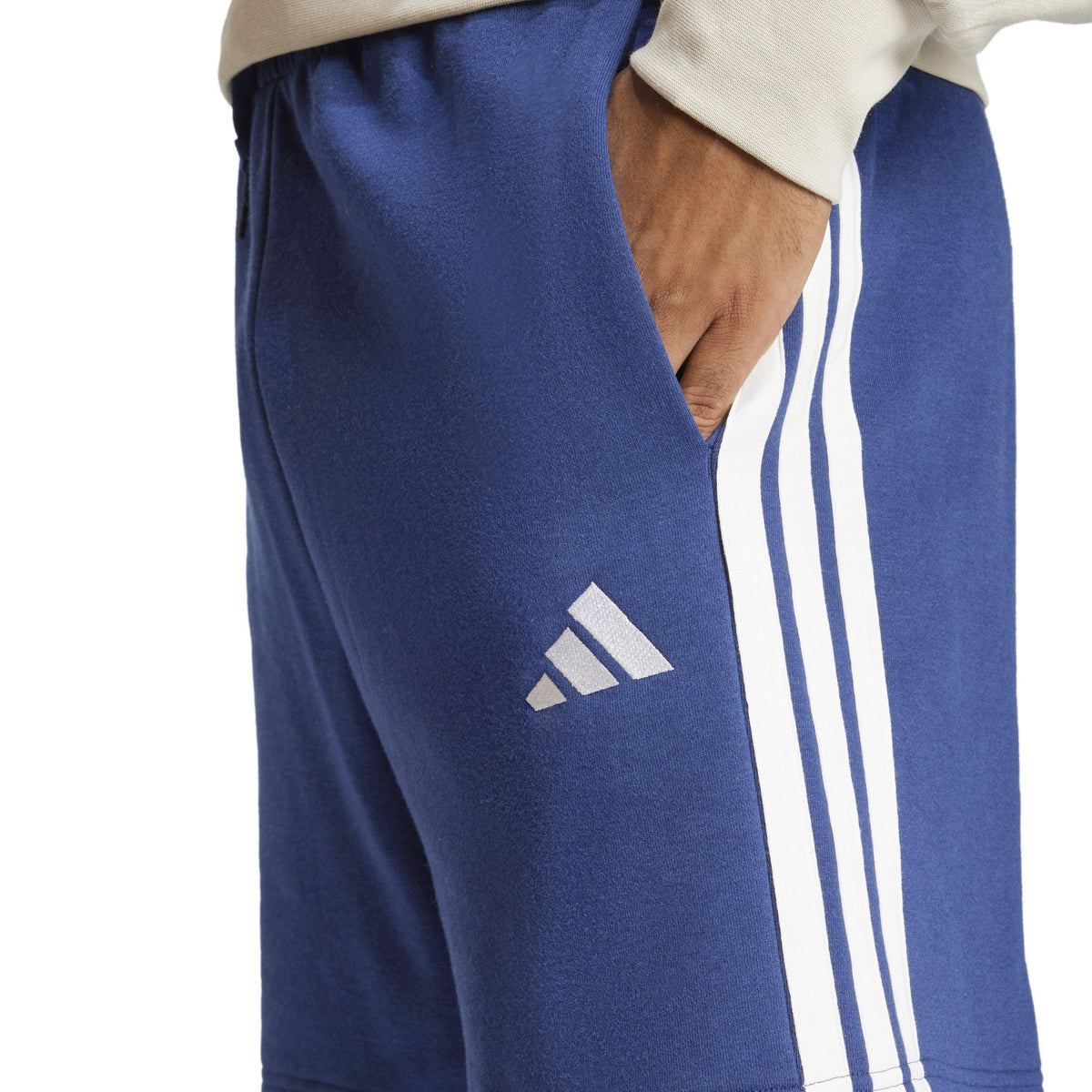 adidas Essentials 3 Stripe Fleece Shorts – zdjęcie 4