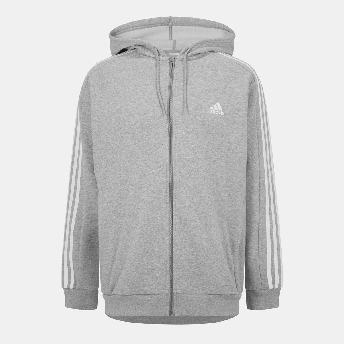 adidas Essentials Fleece 3-Stripes Full-Zip Hoodie – zdjęcie 1