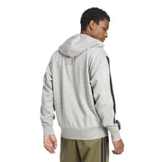 adidas Essentials Fleece 3-Stripes Full-Zip Hoodie – zdjęcie 3