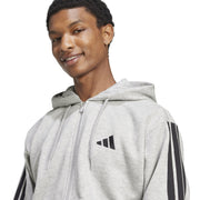 adidas Essentials Fleece 3-Stripes Full-Zip Hoodie – zdjęcie 5