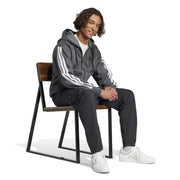 adidas Essentials Fleece 3-Stripes Full-Zip Hoodie – zdjęcie 4