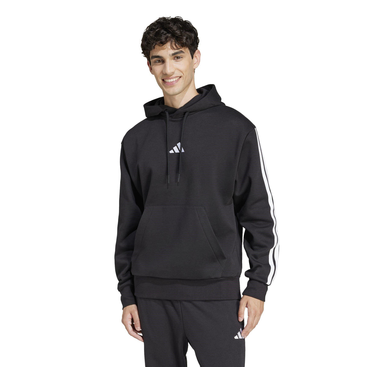 adidas Essentials Fleece 3-Stripes Hoodie – zdjęcie 2