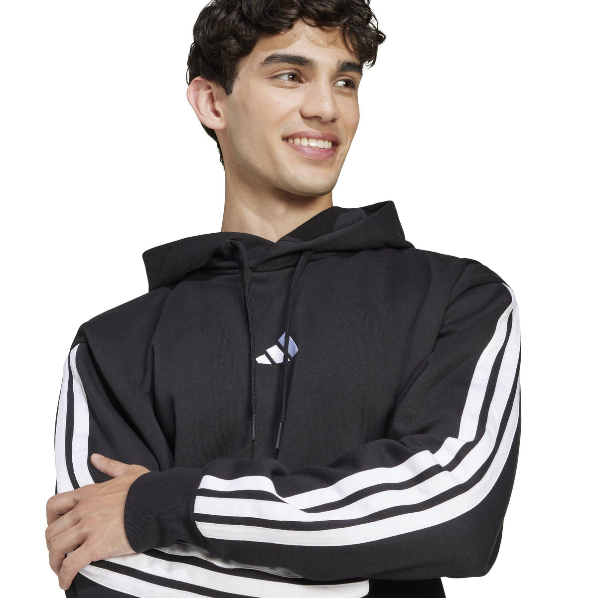 adidas Essentials Fleece 3-Stripes Hoodie – zdjęcie 5