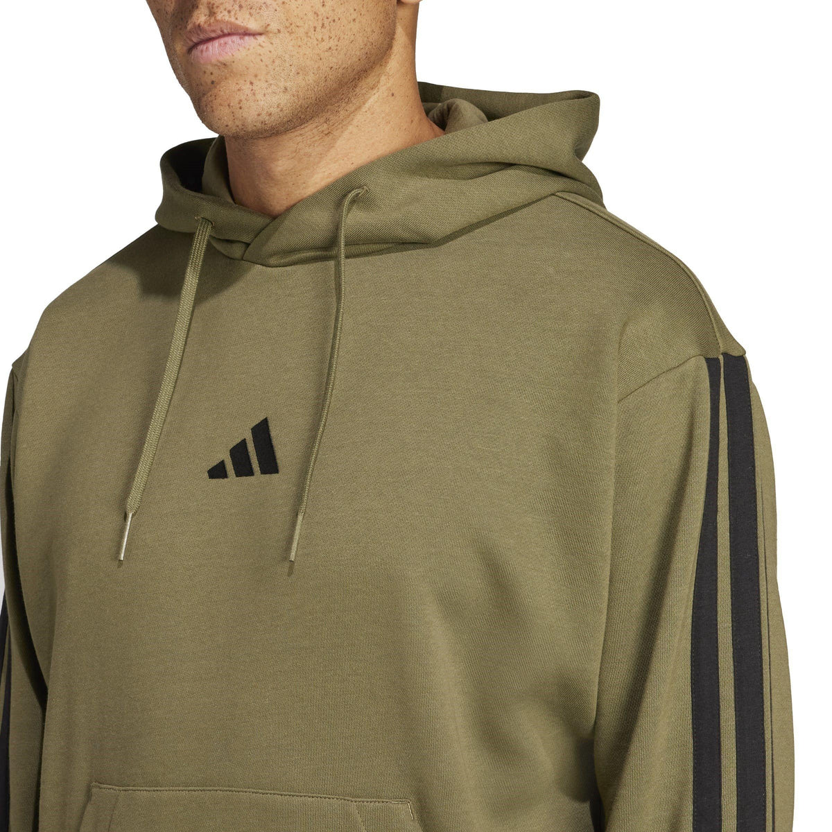 adidas Essentials Fleece 3-Stripes Hoodie – zdjęcie 5