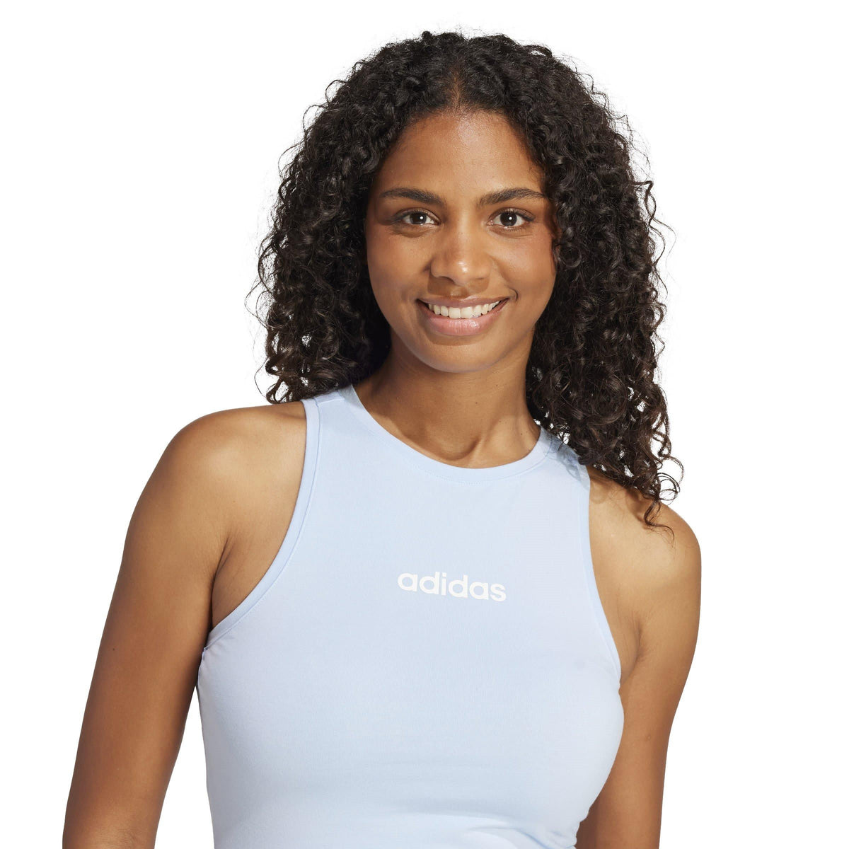adidas Essentials Linear Slim Cotton Tank Top – zdjęcie 5