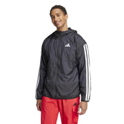 adidas Essentials Stripes Lightweight Mesh Lined Windbreaker – zdjęcie 2