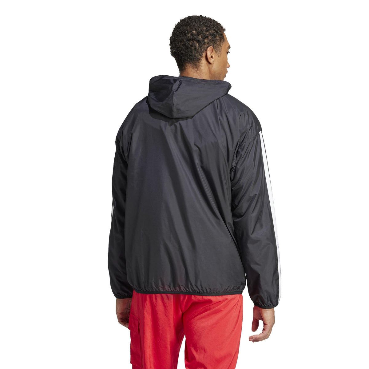 adidas Essentials Stripes Lightweight Mesh Lined Windbreaker – zdjęcie 3