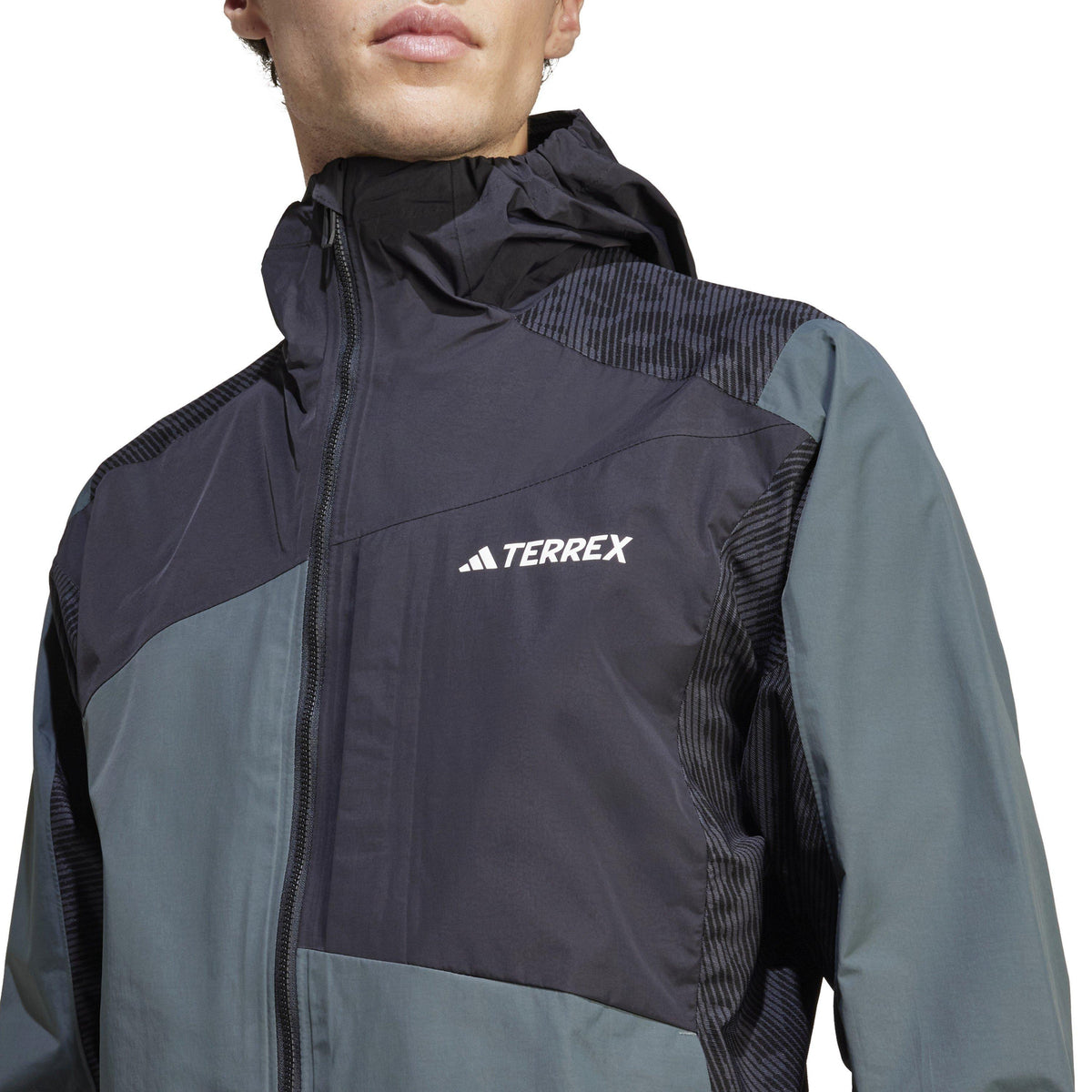 adidas Express Hybrid Rear Performance Running Jacket – zdjęcie 5