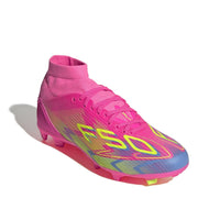 adidas F50 League Mid-cut Firm Ground Football Boots – buty piłkarskie damskie, kolor różowy, żółty – zdjęcie 3