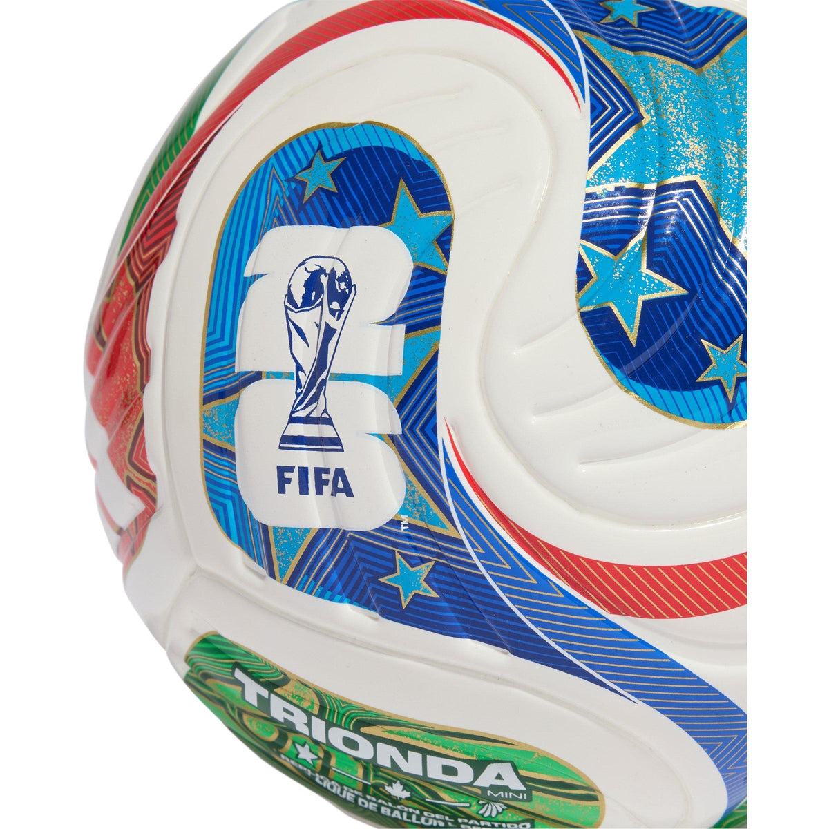 adidas FIFA World Cup 26™ Trionda Mini Ball – piłka sportowa, kolor biały, niebieski – zdjęcie 4