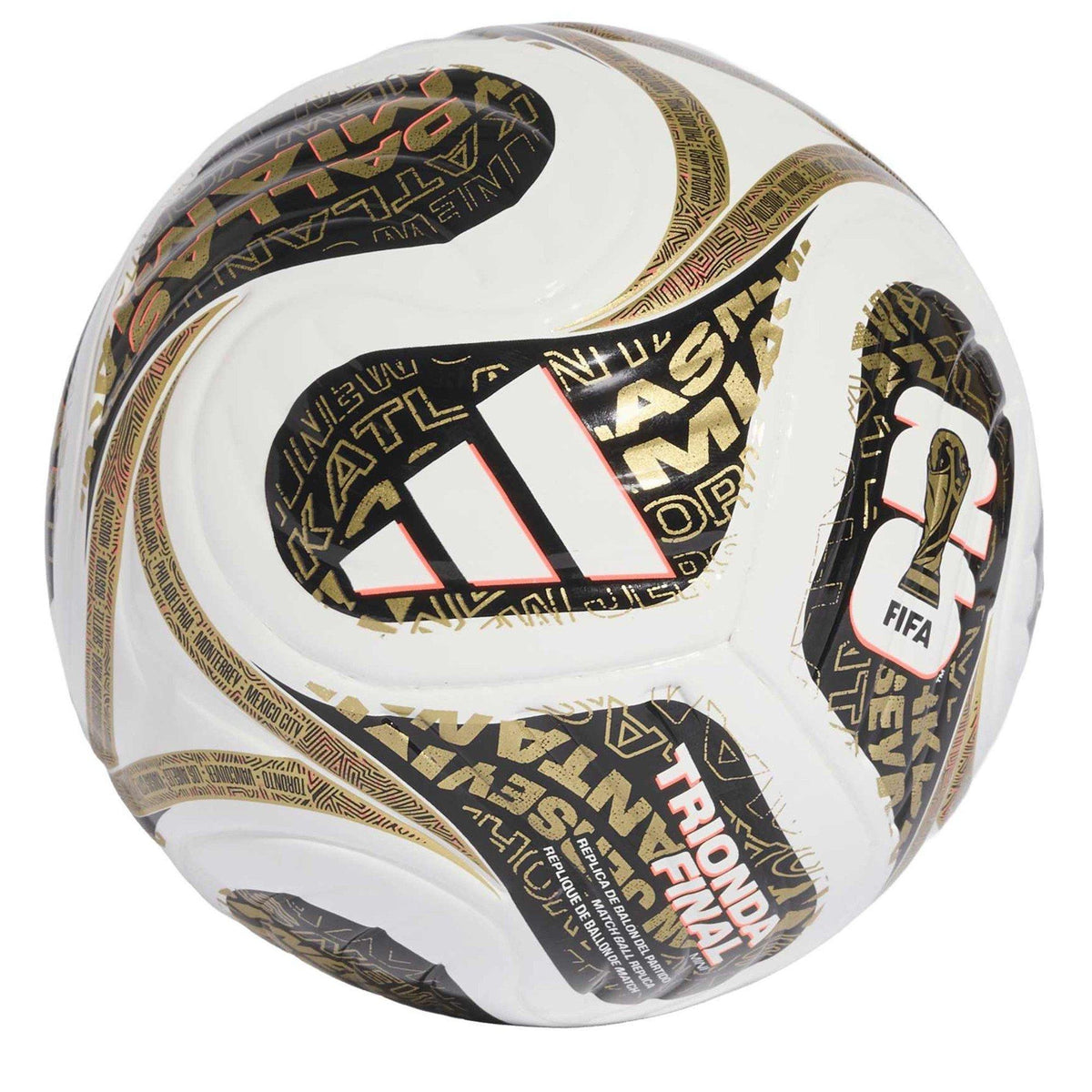 adidas FIFA World Cup 26™ Trionda Mini Ball – piłka sportowa, kolor biały, złoty