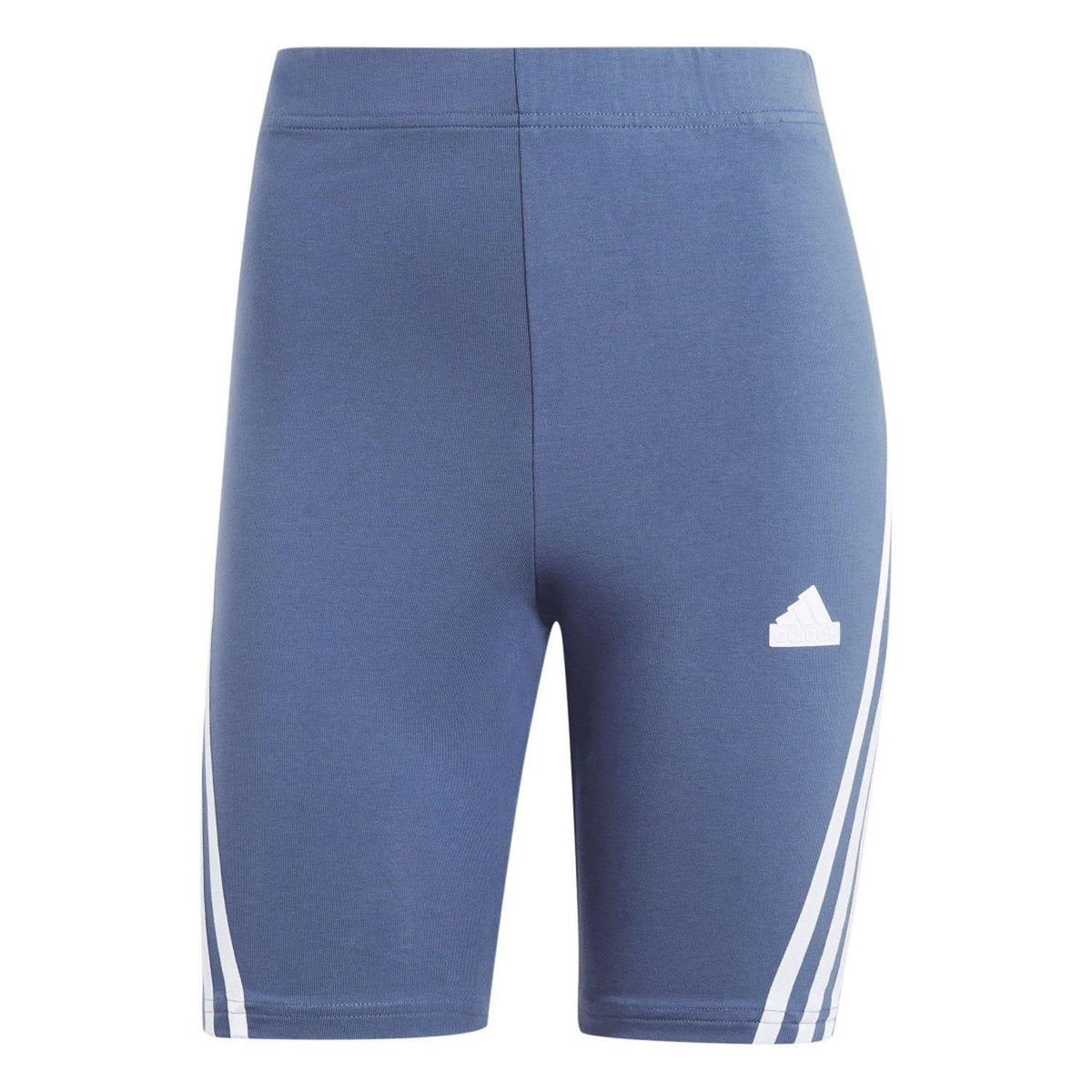 adidas Future Icons 3-Stripes Bike Shorts – szorty damskie, kolor niebieski – zdjęcie 3