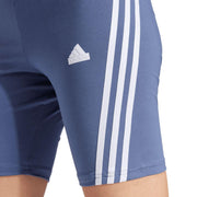 adidas Future Icons 3-Stripes Bike Shorts – szorty damskie, kolor niebieski – zdjęcie 5