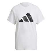 adidas Future Icons Logo Graphic T-Shirt – t-shirt damski, kolor biały – zdjęcie 3