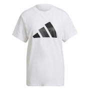 adidas Future Icons Logo Graphic T-Shirt – t-shirt damski, kolor biały – zdjęcie 4
