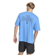adidas Graphic Short-Sleeve Crew-Neck Oversized Fit T-Shirt – zdjęcie 3
