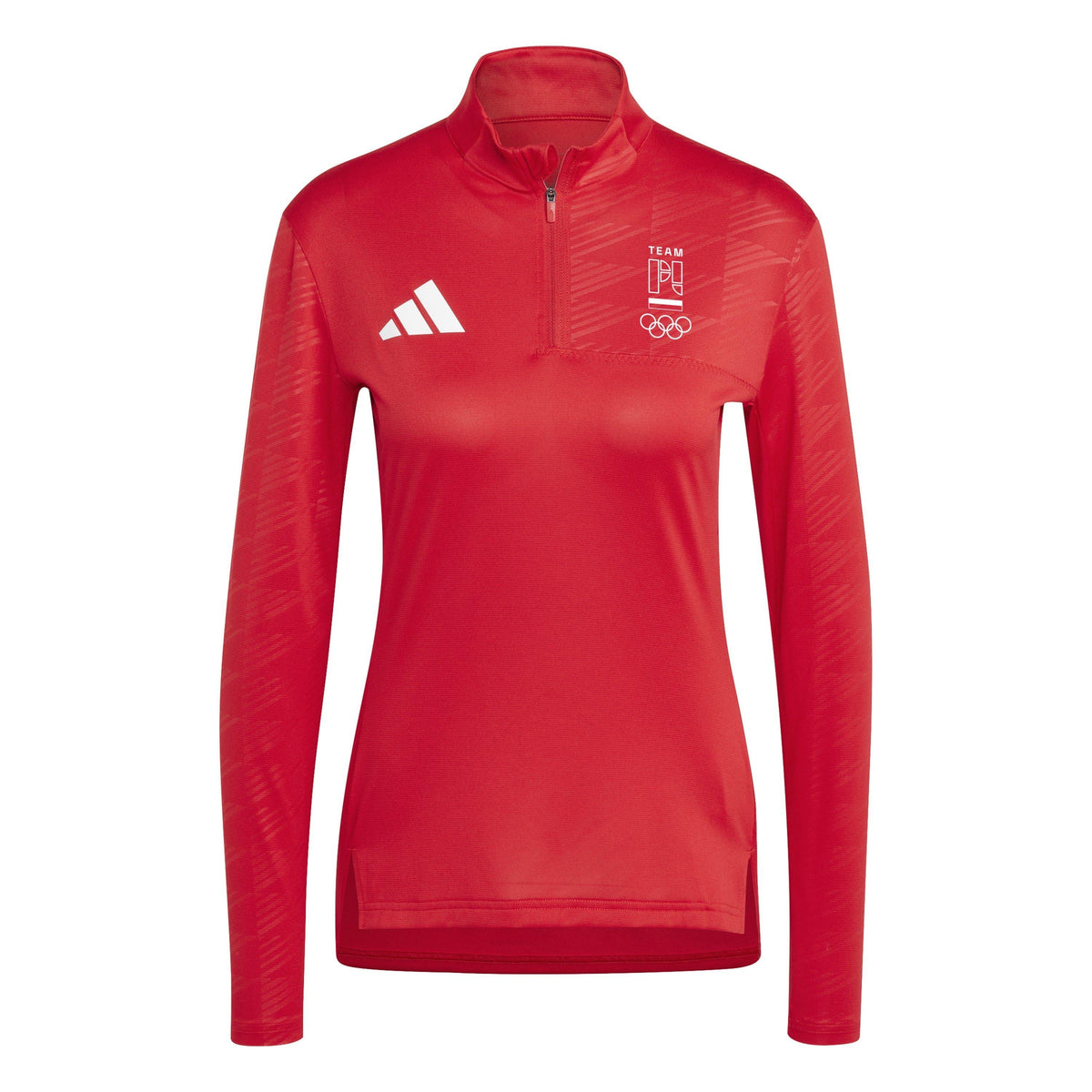 adidas Half Zip Long Sleeve Performance Tracksuit Top – zdjęcie 1
