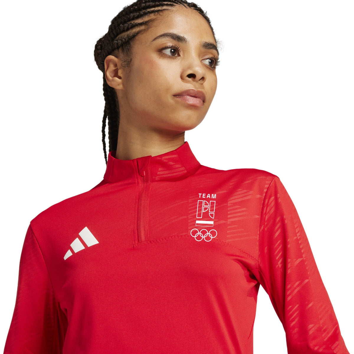 adidas Half Zip Long Sleeve Performance Tracksuit Top – zdjęcie 4